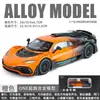 Modelo de Liga Daben One 1:18 Som e Luz Artificiais Enfeites de Carro Brinquedo de Carro Esportivo para Menino Presente Recomendação Transfronteiriça