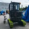 Escavadeira sem Cauda Exportada para a Austrália, Motor de Marca, Lança Longa com Giro Lateral, Cilindro Espessado, Escavadeira Hidráulica de 4 Toneladas