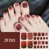 Zf Pegatinas para Uñas de los Pies con Patrón Estéreo Pegatinas Completas Diamante de Imitación 3D Parches para Manicura Impermeables Larga Duración Blanqueamiento Uñas de los Pies Pegatinas Completas