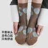 Calcetines Finos Nuevos Estilo Retro Japonés para Mujer de Primavera y Verano, Calcetines Nuevos de Caña Media Estilo Chino, Calcetines para Mujer con Estampado Estilo Nacional Transfronterizos