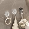 Ganchos de Ventosa, Adhesivo sin Taladro, Resistentes para Puerta del Hogar, Cocina, Baño, Inodoro Portatoallas Zhao Zhishun Zhuoyou