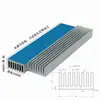 Disipador de Calor de Perfil de Aluminio Amplificador Disipador de Calor Electrónico Aleta Densa Alta Potencia Conductividad Térmica Bloque de Aluminio Disipador de Calor de Router Fijo