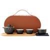 Juego de té de viaje Taza Express Una Olla Tres Tazas Actividad Empresarial Regalo Reunión Anual Festival de Medio Otoño juego pequeño juego de té portátil para coche