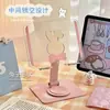 Soporte de Teléfono de Escritorio de Conejo Lindo Rotación de 360 Grados Plegable Disipación de Calor Soporte Universal para Tableta Persona Perezosa Viendo Series