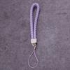 Venta al por mayor de fábrica cordón para teléfono móvil de cuero PU cuero llavero para cámara cordón para pareja correa de muñeca para teléfono móvil cuerda trenzada de cuero