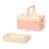 Caja de Almacenamiento Plegable para Escritorio, Estante para Almacenamiento de Papelería Estudiantil, Artículos Varios, Cesta de Almacenamiento para Cosméticos, Cesta de Alto Valor