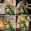 Festival de Primavera Mini Zongzi Colgante DIY Creativo Dibujos Animados Lindo Caucho Suave PVC Llavero Personalizado Llavero para Bolsos