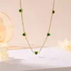 Pulsera de Acero de Titanio de Moda Europea y Americana para Mujer, No se Desvanece, Incrustada con Circonita de Corazón, Joyería de Diseño de Nicho de Lujo Accesible, Gama Alta
