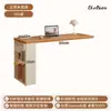 Mesa de Canto de Madeira Maciça Estante Mesa Integrada Estudo em Casa Quarto de Estudante Mesa de Estudo Escrita Mesa para Computador de Mesa Quarto