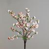 Ramo Artificial de Flor de Durazno, Flor Falsa Acabada de Alta Gama, Mueble de TV de Sala de Estar, Mesa de Centro, Planta Floral, Adornos de Decoración para Boda