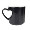 Tazas con Forma de Corazón del Fabricante, Tazas de Forma Especial que Cambian de Color Brillante, Tazas de Sublimación por Transferencia de Calor, Tazas Mágicas para Pareja