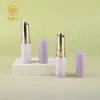 Tubo de Amostra Inclinado de Tamanho Médio Banhado a Ouro para Protetor Labial, Cosméticos de Maquiagem, Tubo de Batom com Cor Degradê, Material de Embalagem Plástica DIY