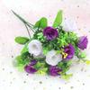 Flores Falsas Feitas à Mão, Buquês de Flores Artificiais, Botões de Hibisco, Enfeites Artesanais para Hotel, Casa, Restaurante, Atacado para Decoração de Casamento