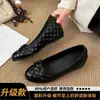 Zapatos de plataforma acolchados con lazo estilo francés para mujer, nuevos zapatos planos de otoño 2026, zapatos de ballet Mary Jane