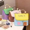 Bolsa de Cosméticos Dopamine House Girl de Gran Capacidad con Compartimentos Portátil Impermeable Bolsa de Almacenamiento Portátil para Viajes Transfronteriza