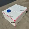 Tanque de armazenamento de água horizontal Tanque de água quadrado de PE Banheiro externo Montado em veículo Uso móvel de água Resistente ao sol Resistente ao congelamento Diesel Drones Armazenamento de medicamentos