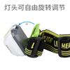 Linterna frontal LED para pesca nocturna al aire libre transfronteriza, mini luz fuerte, recargable, montada en la cabeza, superbrillante y superligera