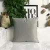 Capa de Almofada Grande Cor Sólida Estilo Minimalista Moderno Removível e Lavável Capa de Almofada Decorativa de Veludo para Decoração de Sala de Estar e Quarto