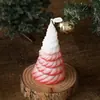 Molde de Silicona para Vela de Árbol de Navidad DIY Vela Aromática Navideña Velas de Fiesta Yeso Adornos Decorativos Molde de Silicona