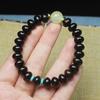 Pulsera de ábaco de ébano pulsera de sándalo pulsera de cuentas de ábaco de ébano piedra luminosa fabricantes de cuentas al por mayor