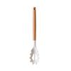 Venta caliente versión ligera mango de madera blanco utensilios de cocina de silicona espátula antiadherente cuchara herramientas de cocina juego de cocina
