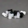 Frasco de tubo de ensayo de vidrio transparente redondo de 2 ml con tapón de cola de caballo, frasco gotero para perfume, frasco de muestra portátil para aceites esenciales
