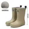 Sapatos Aquáticos Infantis, Galochas Antiderrapantes para Meninos e Meninas, Galochas Pai-Filho, Botas Aquáticas de Cano Médio para Casais, Sapatos Impermeáveis para Acampamento