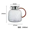 Kaikyo Cristal Transparente Hervidor de Agua Fría para Beber Agua Versión de Lujo Ligero Simple Moderno Hervidor de Agua Tetera