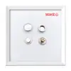 Broches Metálicos para Ropa al por Mayor 501 Sólido # Broches de Presión de Cuatro Botones, Tres Botones Metálicos, Broches de Presión Ocultos, Broches de Presión para Chaquetas, Al por Mayor.