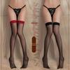 Feimu Skinny Underwear Skinny Meias Ins Vento Contraste Cor Meias Meias Laterais 7223