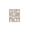 Pack de Pegatinas Lindo Gato Apilado 100 Pegatinas Gatitos Pequeños Pegatinas para Diario Estudiante DIY Funda de Teléfono Decoración de Botella de Agua Pegatinas