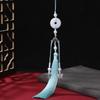 Hebilla Ping An Tres Colgantes Borla de Mariposa Hebilla Ping An Borla Colgante de 12 cm Decoración Colgante Cheongsam Falda de Cara de Caballo Colgante de Cintura Yu Pei