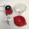 Ba Zhou Zhuoqiao Máquina Doméstica para Cortar Verduras y Moler Carne, Procesador de Alimentos Doméstico Pequeño de Acero Inoxidable, Máquina de Cocina Multifuncional