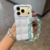 Funda estilo Ins nube de dopamina suitable para teléfono Apple 18 Pro Max, 17/16 con cordón, ventana grande para niñas