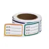 Pegatinas de nombre para niños de primaria, etiquetas adhesivas impermeables escritas a mano para jardín de infantes, pegatinas para escribir nombres
