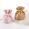 Bolsa de Dulces de Terciopelo para Boda Creativa de Gama Alta Caja de Empaque para Dulces de Boda China Bolsa de Tela Caja de Regalo de Acompañamiento para Boda