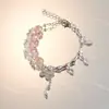 Pulseira de Contas Borboleta Chinesa, Mesmo Estilo para Mulheres, Impressão de Luxo Leve, Temperamento Nicho de Alto Padrão, Pulseira de Casal, Presente para Melhor Amiga