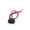 Conector Fêmea Tipo-C Placa de Travamento por Encaixe C Porta de Carregamento de Celular Cabeça Fêmea Tipo-C à Prova d'Água Base de Alimentação com Cabo Rosqueado Externo