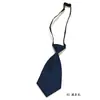 MIMI Mini Corbata Súper Corta Pequeña para Mujer Negro Puro Marrón Café Verde Oscuro Rojo Café Mate Sin Golpear Accesorios Estudiantiles