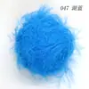 Mink de Pelo Largo 8cm Falso Mink Hilo Mezclado a Mano Hilo Mezclado Varios para Tejer Sombrero Bufanda Suéter DIY Hecho a Mano Celebridad de Internet
