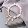 Explosões Super Fada Mori Cristal Lua Pulseira Feminina Design de Nicho Estudante Joker Cor Doce Pulseira de Namorada