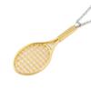 Wish Aliexpress Popular Série Criativa de Fitness Raquete de Tênis Raquete de Badminton Chaveiro Pingente de Metal Colar