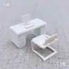 Modelos de muebles de interior, maqueta arquitectónica, materiales para maquetas de interior, tipos de casas, mesas de interior, sillas, camas, adornos pequeños, 1:escala 50