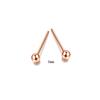 Aretes pequeños redondos simples Joker mini chícharos pequeños cuentas de luz aretes de bola redonda joyería comercio electrónico suministro de comercio exterior