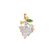Colgante Transfronterizo Europeo y Americano Exquisito Fruta Uva Collar Pulsera Accesorios de Moda Lujoso Diseño Accesorios de Nicho para Mujeres