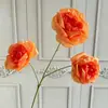3 Flores de Peonía Artificiales para Decoración de Bodas, Arreglos Florales, Decoraciones de Pasillo y Arreglos de Flores de Bienvenida