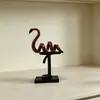 Ornamento de Flamingo de Luxo Leve Nórdico Decoração de Sala de Estar Gabinete de TV Ornamento Criativo de Alto Padrão para Sala Modelo
