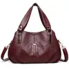 2026 Nuevo Bolso Transfronterizo para Mujer Bolso de Hombro Cruzado Retro Europeo y Americano de Gran Capacidad Bolso de Mano de Cuero Suave Bolso Tote para Mujer