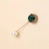 Broche de Cristal, Piedras de Zirconia Coloridas, Varias Formas, Pines Largos, Saco de Traje, Pines para Cuello de Ropa, Pines de Una Palabra