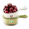 Cesta Bonita con Asa para Drenar Agua, Cesta Doble Gruesa para Lavar Frutas para Cocina y Hogar, Modelo Nuevo para Sala de Estar, Exquisita Bandeja Pequeña para Frutas